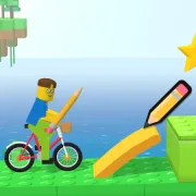 Play Bike Obby Draw Pencil Game