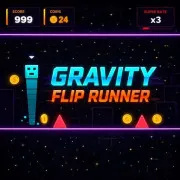 Play Gravity Flip Runner Game